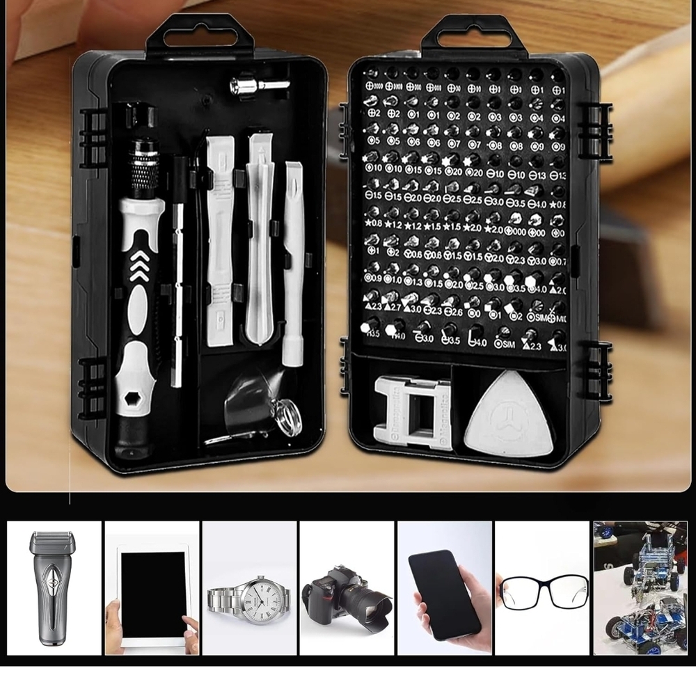 New 115-Piece Professional Precision Screwdriver Set